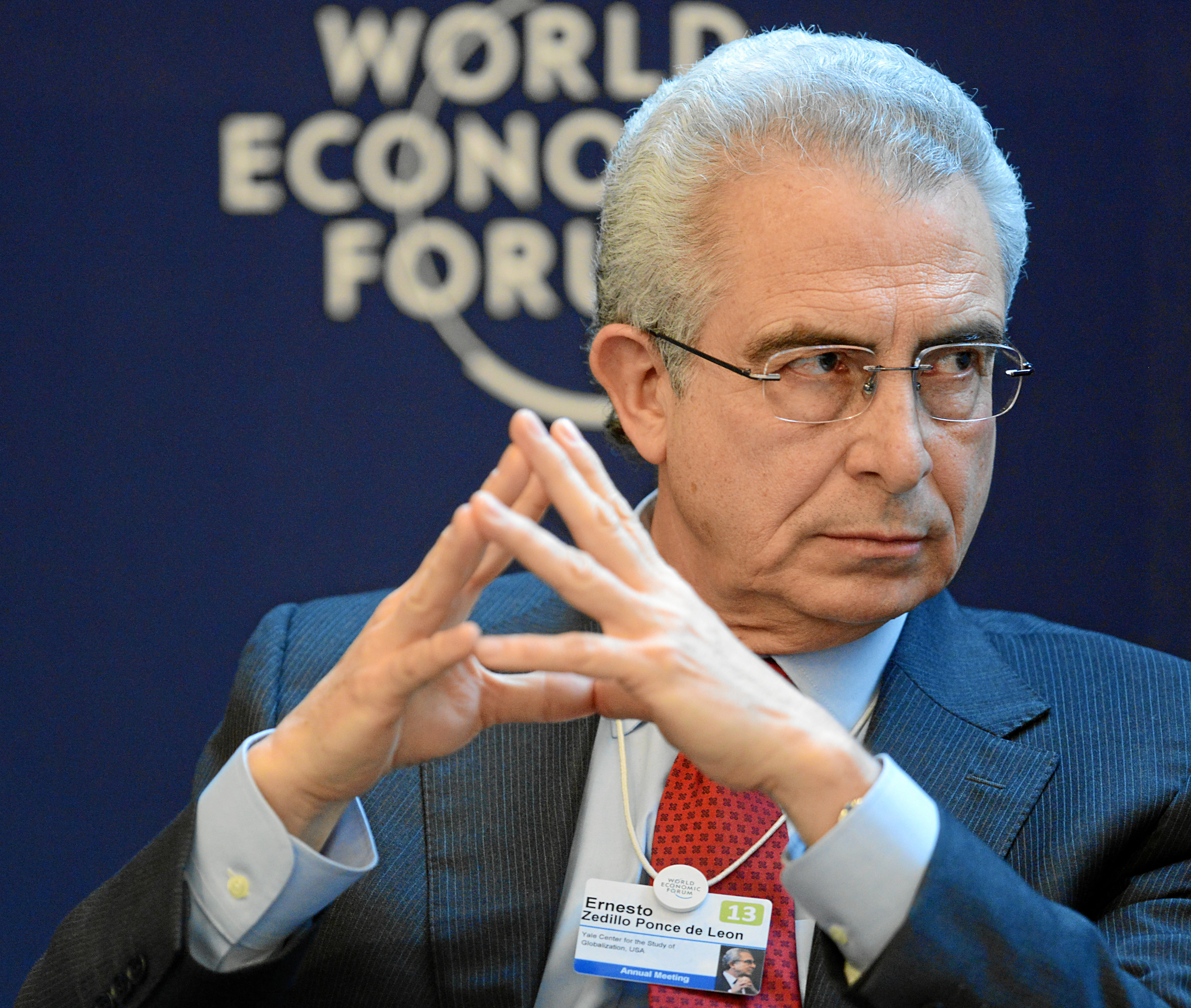 Ernesto Zedillo, Reunión Anual del Foro Económico Mundial en Davos en 2009. Copyright by World Economic Forum.